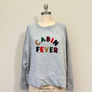 NWT Lou & Grey Cabin Fever Pullover Sweatshirt Size L